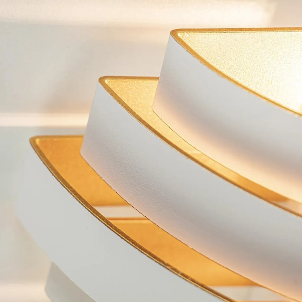 Straluma Moderne G9 wandlamp wit met goud> Halverlichting|Wandlampen