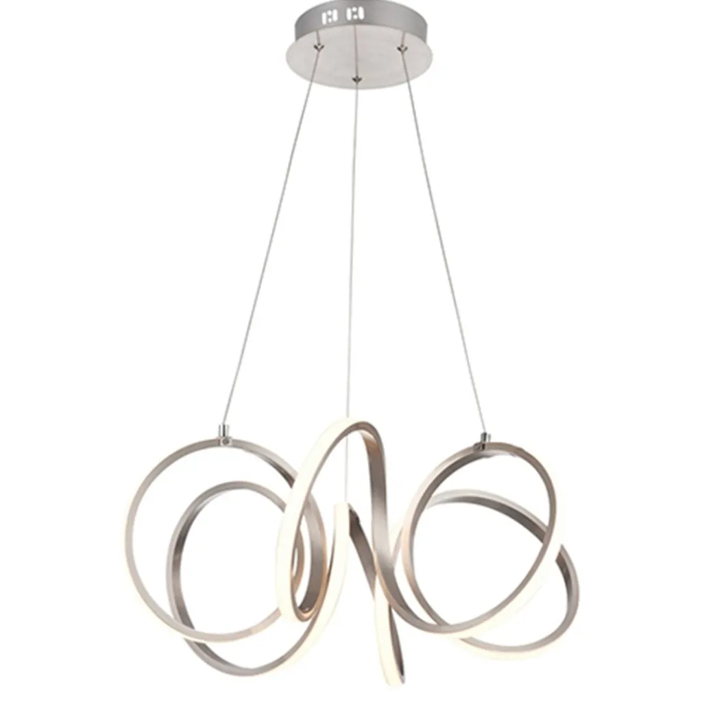 Straluma Moderne hanglamp krul staal incl LED> Hanglampen|Eettafellampen