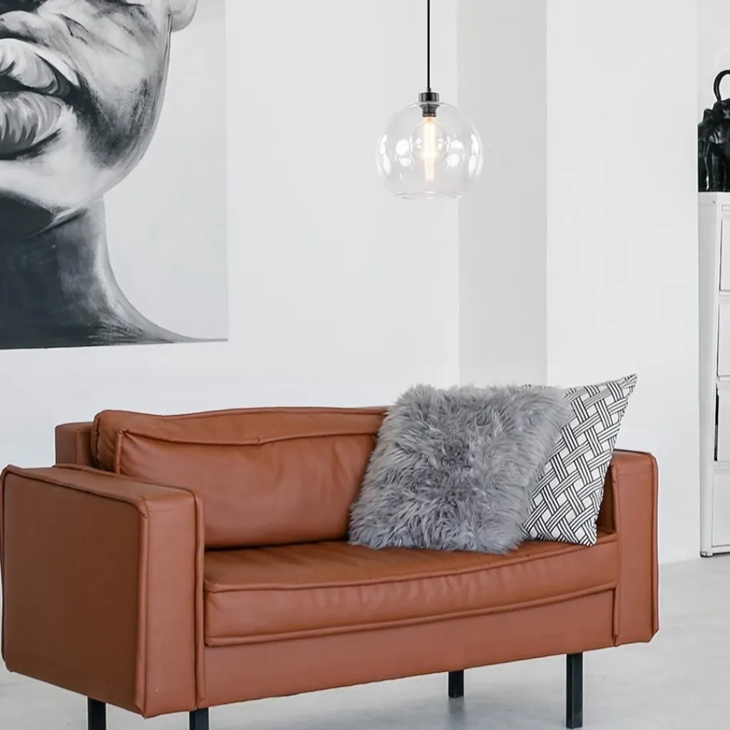 Straluma Moderne hanglamp met helder glas 30 cm> Keukenverlichting|Halverlichting