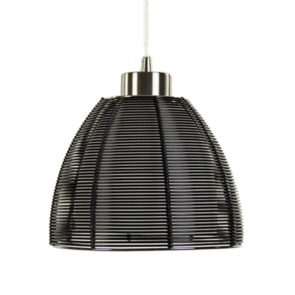 Straluma Moderne hanglamp zwart klein> Draadlampen|Tienerkamerlampen