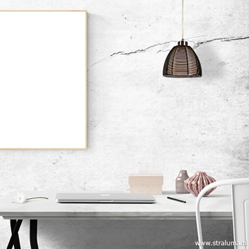 Straluma Moderne hanglamp zwart klein> Draadlampen|Tienerkamerlampen