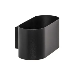 Straluma Moderne kleine wandlamp ovaal zwart> Slaapkamerlampen|Keukenverlichting