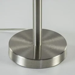 Straluma Moderne lampvoet Washington nikkel excl. kap> Tafellampen|Lampenvoeten