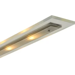 Straluma Moderne LED hanglamp nikkel met helder glas><noscript><img width=
