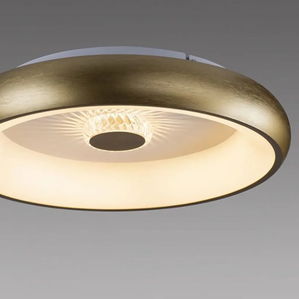 Straluma Moderne LED plafondlamp mat goud met remote dimbaar> Plafondlampen|Wandlampen