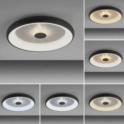 Straluma Moderne LED plafondlamp met kristaleffect zwart></noscript> Plafondlampen|Wandlampen