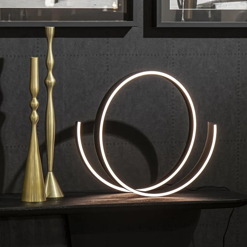 Straluma Moderne LED tafellamp zwart met dim to warm functie> Tafellampen|LED Tafellampen