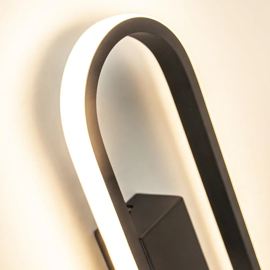 Straluma Moderne LED wandlamp zwart> Plafondlampen|Wandlampen