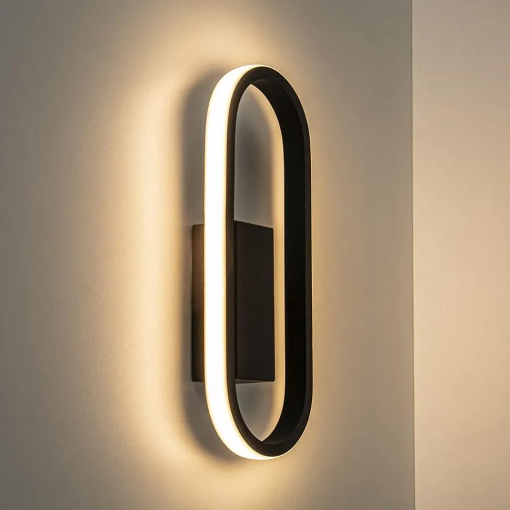 Straluma Moderne LED wandlamp zwart> Plafondlampen|Wandlampen