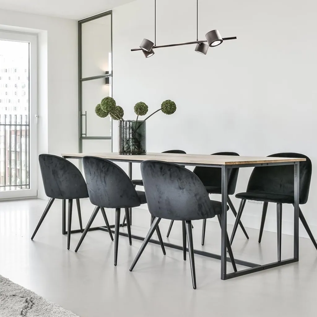 Straluma Moderne 4-lichts hanglamp inclusief verstelbare LED spots> Hanglampen|Keukenverlichting