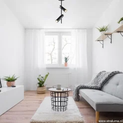 Straluma Moderne 2-lichts opbouwspot zwart verstelbaar><noscript><img width=