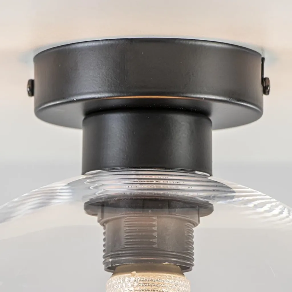 Straluma Moderne plafondlamp globe helder glas> Woonkamerlampen|Slaapkamerlampen