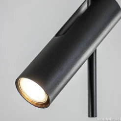 Straluma Moderne plafondspot zwart metaal verstelbaar><noscript><img width=