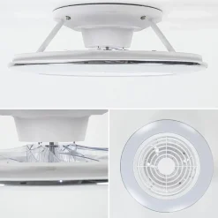 Straluma Moderne plafondventilator inclusief dimbaar LED klein></noscript> Plafondlampen|Plafondventilatoren met lamp