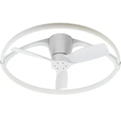 Straluma Moderne plafondventilator wit inclusief LED en remote> Plafondlampen|Plafondventilatoren met lamp