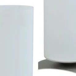 Straluma Moderne tafellamp Oblica zuil nikkel></noscript> Woonkamerlampen|Slaapkamerlampen