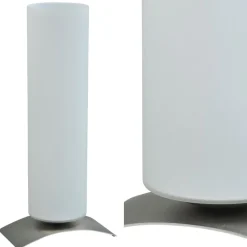 Straluma Moderne tafellamp Oblica zuil nikkel></noscript> Woonkamerlampen|Slaapkamerlampen