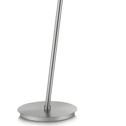 Straluma Moderne vloerlamp LED met touchdimmer - Nikkel></noscript> Vloerlampen|Leeslampen