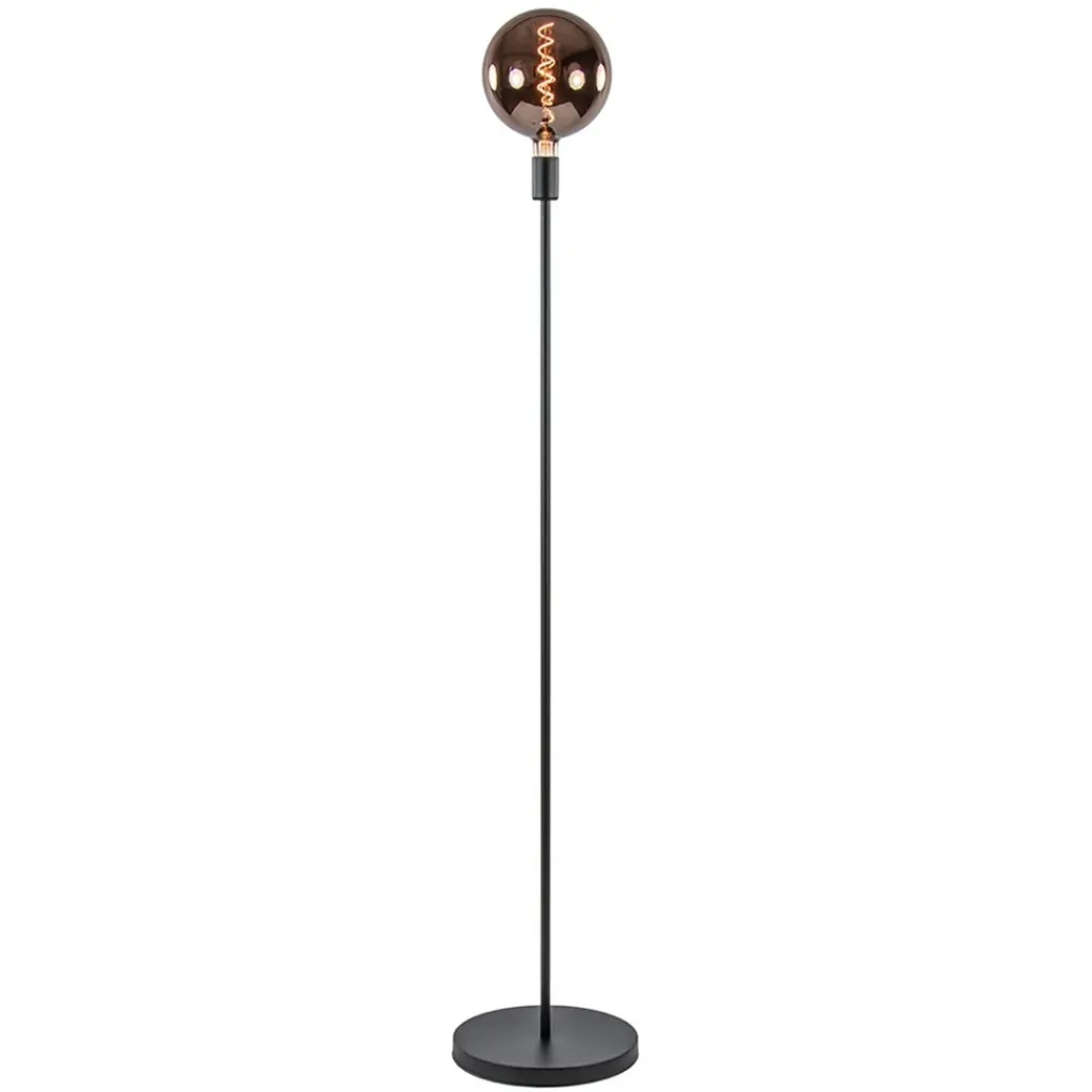 Straluma Moderne vloerlamp mat zwart exclusief lichtbron> Vloerlampen|Landelijke Verlichting