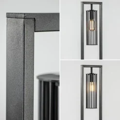 Straluma Moderne vloerlamp mat zwart metaal></noscript> Vloerlampen|Industriële Verlichting