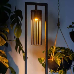 Straluma Moderne vloerlamp mat zwart metaal></noscript> Vloerlampen|Industriële Verlichting