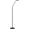 Straluma Moderne vloerlamp zwart met dimbaar LED> Vloerlampen|Leeslampen