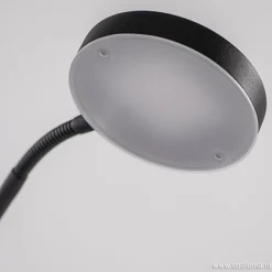 Straluma Moderne vloerlamp zwart met dimbaar LED></noscript> Vloerlampen|Leeslampen