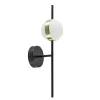 Straluma Moderne wandlamp zwart met witte bol incl LED> Wandlampen|LED Wandlampen