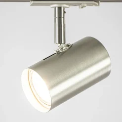 Straluma Nikkel railsysteem met spots 1-fase> Opbouwspots|Woonkamerlampen