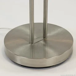 Straluma Nikkel vloerlamp met LED uplighter en leeslamp><noscript><img width=