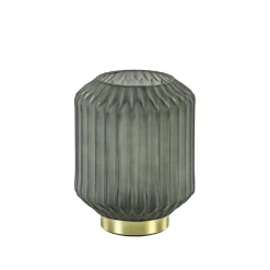 Straluma Olijf groene tafellamp Ivot op batterij> Tafellampen|Light and Living