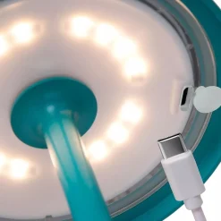 Straluma Oplaadbare LED buitenlamp op batterij turquoise></noscript> Tafellampen|Buitenlampen