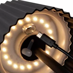 Straluma Oplaadbare tafellamp inclusief dimbaar LED zwart IP54></noscript> Tafellampen|Buitenlampen