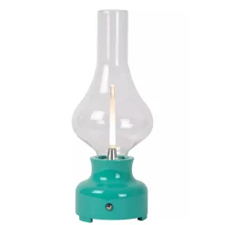 Straluma Oplaadbare tafellamp op batterij turquoise> Tafellampen|Eetkamerverlichting