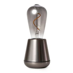 Straluma Oplaadbare tafellamp titanium met smoke lichtbron> Tafellampen|Woonkamerlampen