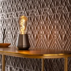 Straluma Oplaadbare tafellamp titanium met smoke lichtbron></noscript> Tafellampen|Woonkamerlampen