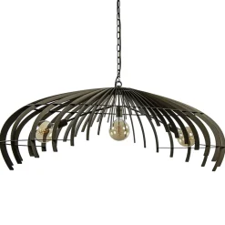 Straluma Ovale design hanglamp metaal platinum> Eettafellampen|Kantoorverlichting
