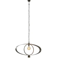 Straluma Ovale hanglamp brons metaal E27 + GU10> Hanglampen|Eettafellampen