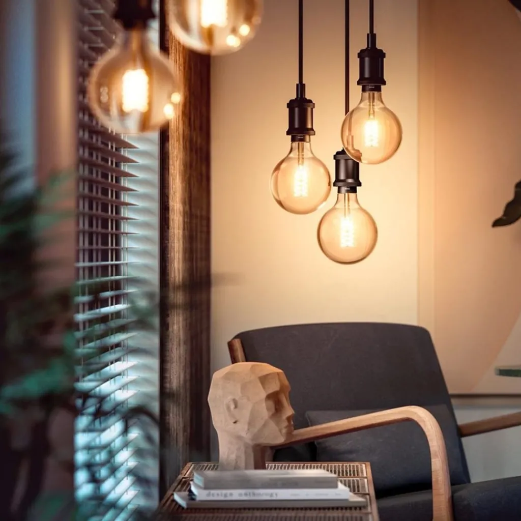 Straluma Philips Hue 7w e27 globe gold 125mm 2100k> Smart lampen|Philips Hue