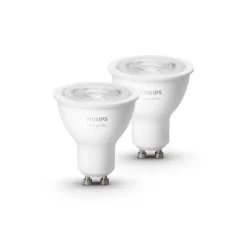 Straluma Philips Hue 5.2w gu10 2-pack 2700k BT> Smart lampen|Philips Hue