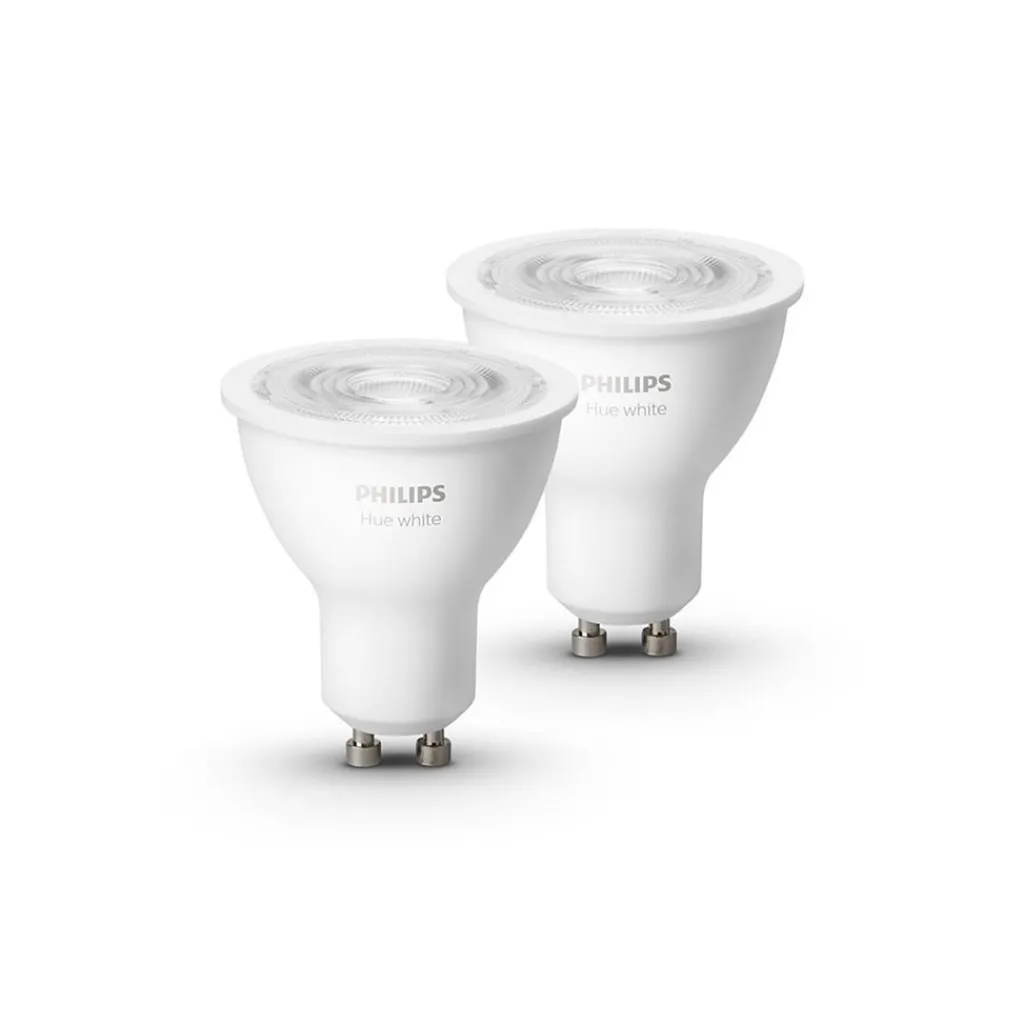Straluma Philips Hue 5.2w gu10 2-pack 2700k BT> Smart lampen|Philips Hue