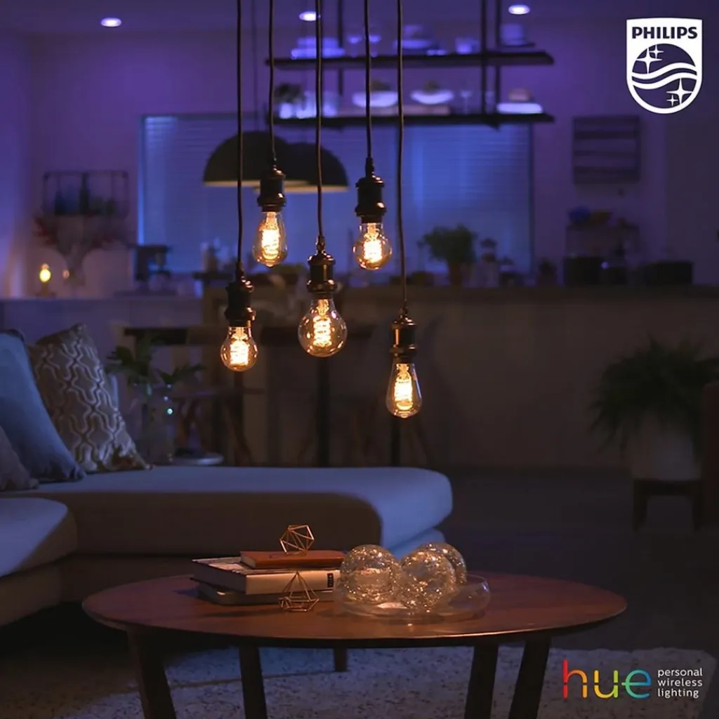 Straluma Philips Hue 7.2w thin filament st64 e27> Smart lampen|Philips Hue