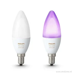 Straluma Philips Hue white and color ambiance E14 lamp 2-pack> Smart lampen|Philips Hue
