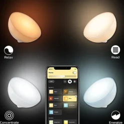 Straluma Philips Hue white and color ambiance go portable light met Bluetooth><noscript><img width=
