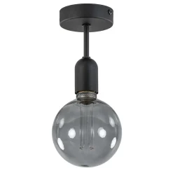 Straluma Plafondfitting basic zwart> Woonkamerlampen|Keukenverlichting