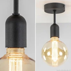 Straluma Plafondfitting basic zwart><noscript><img width=