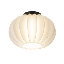 Straluma Plafondlamp Arena 30cm zwart/kap wit> Plafondlampen|Design Verlichting