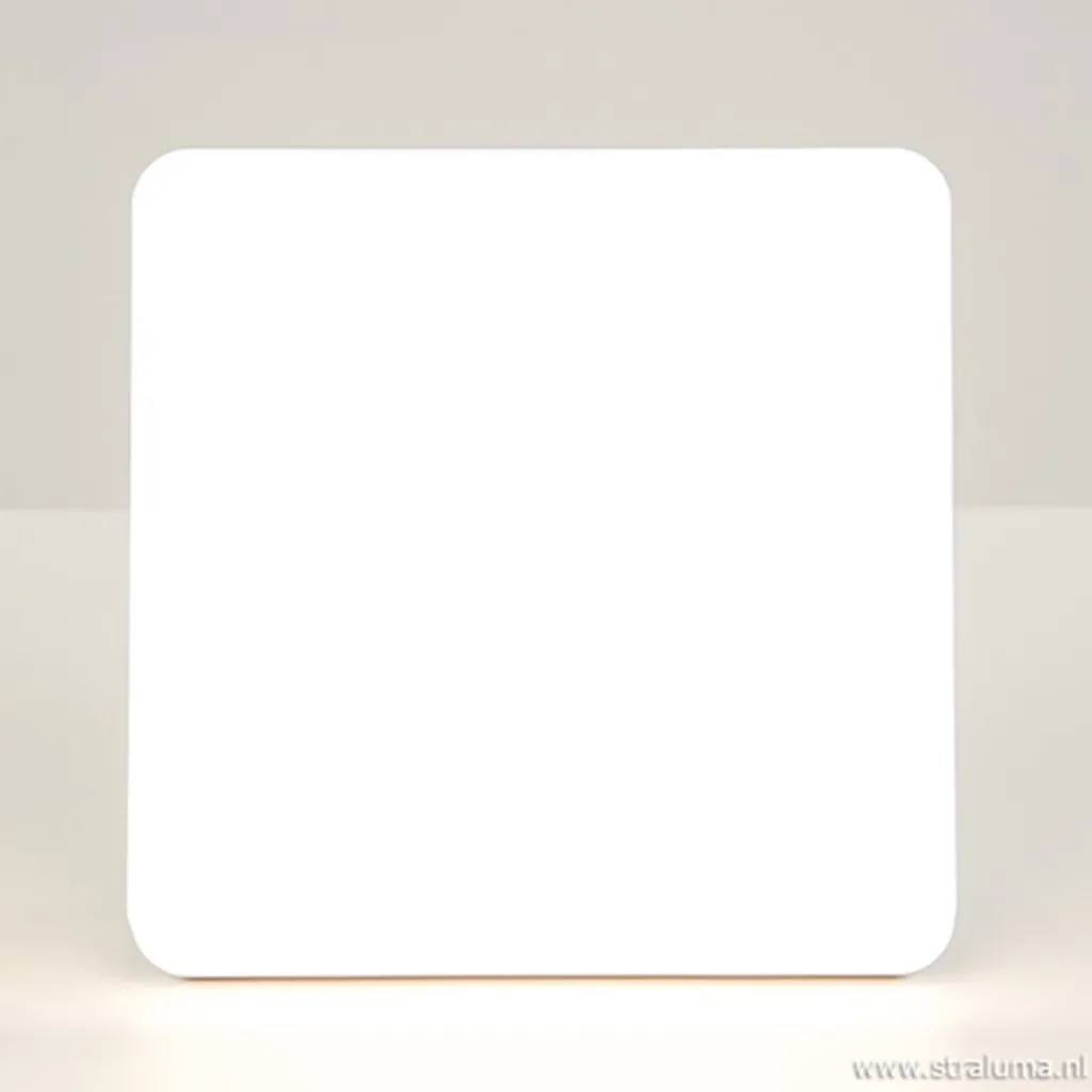 Straluma Plafondlamp Basic Square 26cm wit> Plafondlampen|Plafonnières