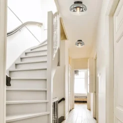 Straluma Plafondlamp Bellini zwart/smoke gradient glas><noscript><img width=