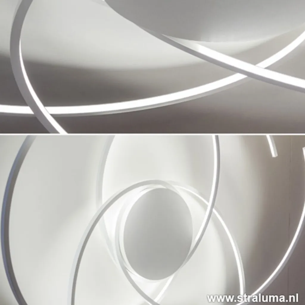 Straluma Plafondlamp bogen speels wit 80cm> Plafondlampen|Plafonnières